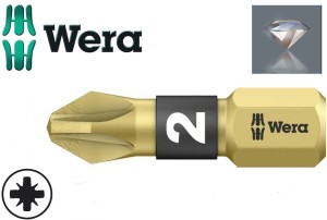 Bit krzyżowy Pz2 x 25mm 1/4" POZIDRIV 855/1 BDC diamentowa końcówka 056702-Z