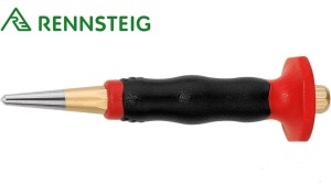 Punktak ślusarski z osłoną dłoni 4x10x120mm z rękojeścią 4301220