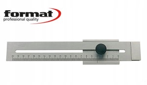 Suwmiarka traserska 200mm stalowa precyzyjna z płaskim suwakiem 8170200