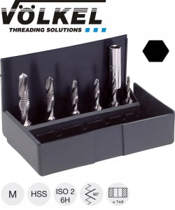 Gwintowniki typu bit M3-10 kombi-bit 1/4" zestaw komplet 67200