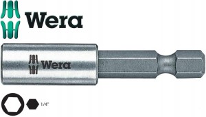 Uchwyt do bitów 1/4" 50mm magnetyczny 893/4/1 K 134480