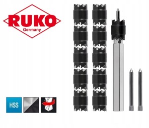 Zestaw wierteł - frezów do usuwania spoin punktowych 13 cz. 101104