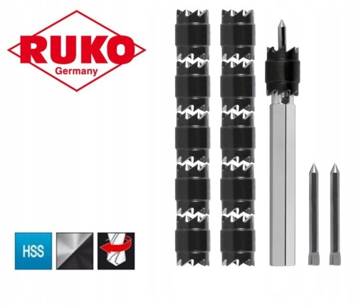 Zestaw wierteł - frezów do usuwania spoin punktowych 13 cz. 101104