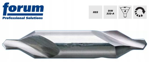 Nawiertak 2,50mm do nakiełków HSS DIN 333-A kąt pochylenia 60st. 8414022