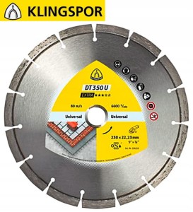 Tarcza diamentowa 230mm DT350U EXTRA Uniwersalna 336219