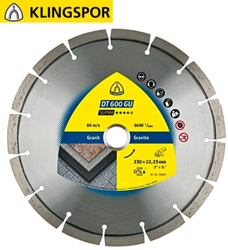 Tarcza diamentowa 230mm DT600GU SUPRA do granitu i kamienia naturalnego 336617