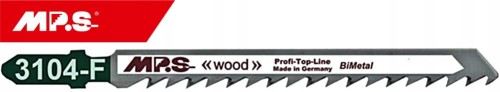 Brzeszczot do wyrzynarki 100mm 3104-F - T144DF do cięcia drewna 3104-F MPS