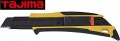 Nóż z łamanym ostrzem 18mm żółto-czarny z automatycznym cofaniem ostrza DFC569B TAJIMA