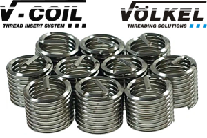 Tulejka gwintowana M6 P=1 L=1,5xD do naprawy gwintu 100szt. 07309-100-Z V-COIL