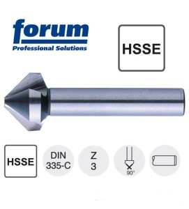 Pogłębiacz stożkowy 25,0mm 90st. HSSE kobaltowy kształt C 82150061 Forum