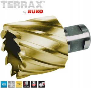 Wiertło koronowe 26mm HSS-TiN WELDON powlekane TiN 108226TTX Terrax Ruko