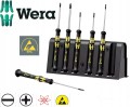 Wkrętaki precyzyjne ESD 1578 A/6 6szt. 4 płaskie + 2 krzyżowe PH 030170 Wera