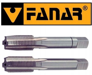 Gwintownik ręczny M3 /2szt. HSS ISO 529 DIN-352 P=0,5 dł.40/11mm komplet A1-220001-0030 Fanar
