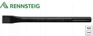 Dłuto sds-max płaskie wąskie 25x280mm 210 28000 Rennsteig