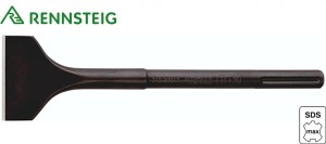 Dłuto sds-max płaskie szerokie 80x300mm łopatkowe 210 30017 Rennsteig