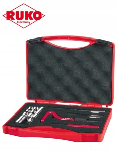 Zestaw do naprawy gwintów M4 x0,7 tulejki gwintowane 5x1D + 5x1,5D + 5x2D 244201 Ruko
