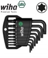 Klucze TORX T9-T40 8szt. krótkie 363 H8 oksydowane chemicznie w uchwycie Classic 36461 Wiha