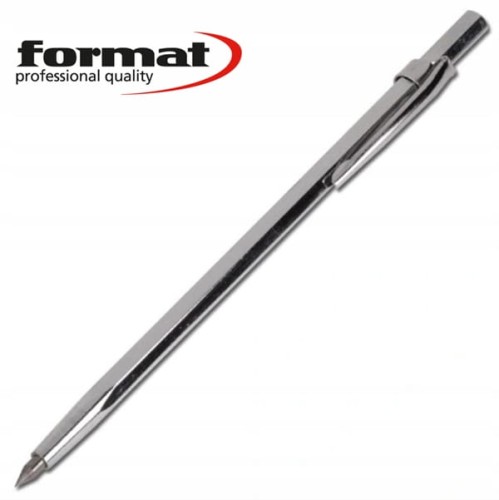 Rysik traserski 150mm z zaczepem do kieszeni z końcówką z węglika spiekanego 8030150 Format