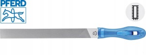 Pilnik płaski 250mm /2 do metalu PF1112250H2 warsztatowy tępo zakończony z rękojeścią 541623-Z Pferd 