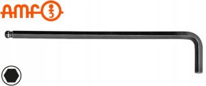 Klucz imbusowy 2mm długi z kulką trzpieniowy 102x18mm 911LG-C 45898 Amf