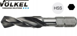 Wiertło do metalu 1,5mm z chwytem typu bit 1/4" 67115 Volkel