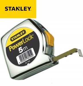 Miara zwijana stalowa 5mx19mm obudowa chromowana Powerlock 1-33-194-Z Stanley