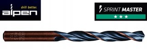Wiertło do metalu 10,2mm HSS Sprint Master 626010201 Alpen