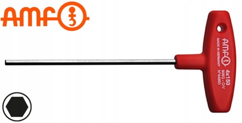 Klucz imbusowy 2,5mm L=100mm z uchwytem T 906Q 42259 Amf