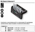 Bity końcówki 6szt. Bit-Check 6 Universal 1 zestaw komplet 056474 Wera