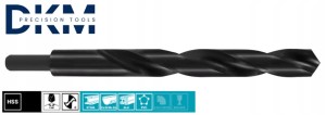 Wiertło 21,0mm chwyt 13mm HSS stoczone do metalu 2905-2100 DKM