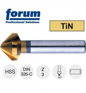 Pogłębiacz stożkowy 90 st. 10,0mm HSS-TiN fazownik 8213031-Z Forum