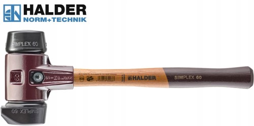 Młotek brukarski do kostki 60mm STAND-UP SIMPLEX z miękkim bijakiem obuch gumowy-czarny dwustronny EH 3022 3022.260