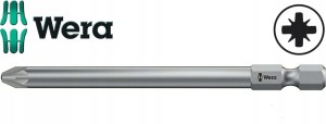 Bit krzyżowy długi Pz1 x 89mm 1/4" POZIDRIV 855/4 Z 060029-Z Wera