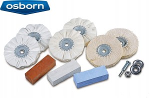 Zestaw Polerski 10szt. 6 tarcz polerskich na trzpieniu 6mm + 3 pasty polerskie 8603600010-Z Osborn
