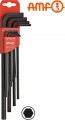 Klucze imbusowe 1,5-10mm 9szt. długie 911L-HM9C komplet 89433 Amf