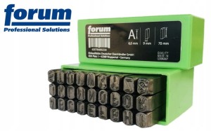 Znaczniki literowe 4mm Numeratory A-Z 27szt 8004056-Z Forum