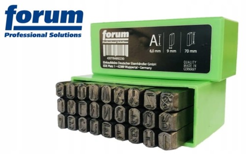 Znaczniki literowe 4mm Numeratory A-Z 27szt 8004056 Forum