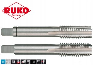 Gwintownik ręczny UNF 1/2" /2szt. HSS DIN2181 komplet 246012UNF Ruko