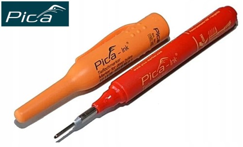 Marker znacznik do głębokich otworów czerwony INK 150/40 Pica