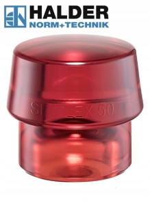 Obuch do młotka montażowego Simplex 40 - PLASTIK czerwony 3206.040-Z Halder