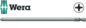 Bit długi PH2 x 152mm 1/4" krzyżowy PHILLIPS 851/4 Z 059786-Z Wera