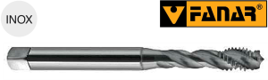 Gwintownik maszynowy kobaltowy M5 P0,8 L70/15mm INOX HSSE DIN-371-C R40 skrętny C2-511801-0050 Fanar