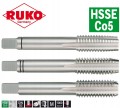 Gwintownik kobaltowy M2 /3szt. HSSE-Co5 P0,4 L=36/8mm ręczny komplet 230020E Ruko