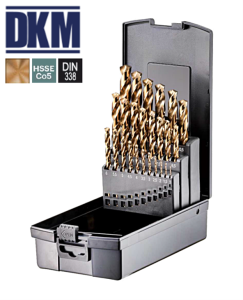 Zestaw wierteł kobaltowych 1,0-13,0mm x0,5 HSSE-Co5 typ VA w kasecie z tworzywa sztucznego 2929-2025 DKM