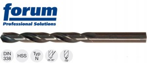 Wiertło miniaturowe do metalu 0,2mm HSS 10szt. szlifowane czarne NWKa 8508346-10-Z Forum