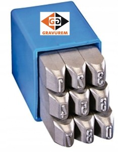 Numeratory cyfrowe 10mm znaczniki 10010000-Z Gravurem