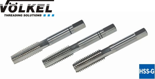 Gwintownik ręczny M6 /3szt. HSS-G gwint metryczny KOMPLET 27338 Volkel