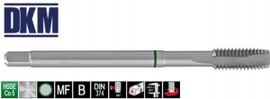 Gwintownik maszynowy kobaltowy M16x1,5 forma B HSSE-Co5 3730-0032 DKM