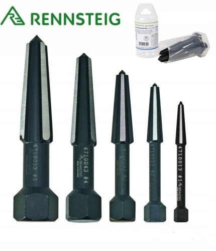 Wykrętaki do urwanych śrub M5-M20 stożkowe prawo-lewo 4719043 Rennsteig