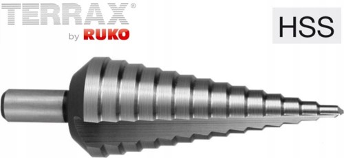 Wiertło wielostopniowe 6-30mm HSS wiertło stopniowe A101052TX Terrax Ruko